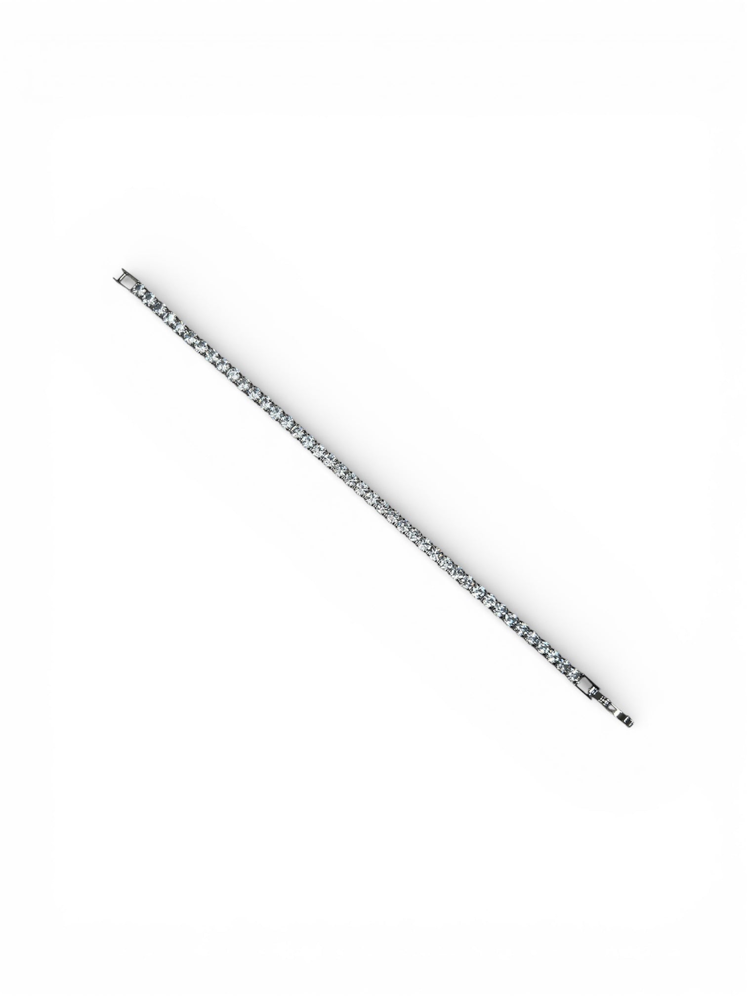 Classic White Gold Tennis Bracelet